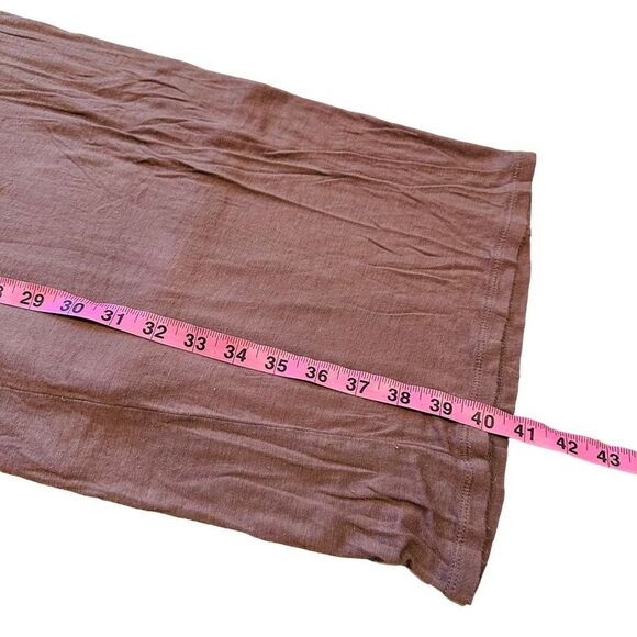 10/$25🦋 American Dream Brown/Tan 3/4 Sleeve Maxi Dress - Size XS - Picture 13 of 15